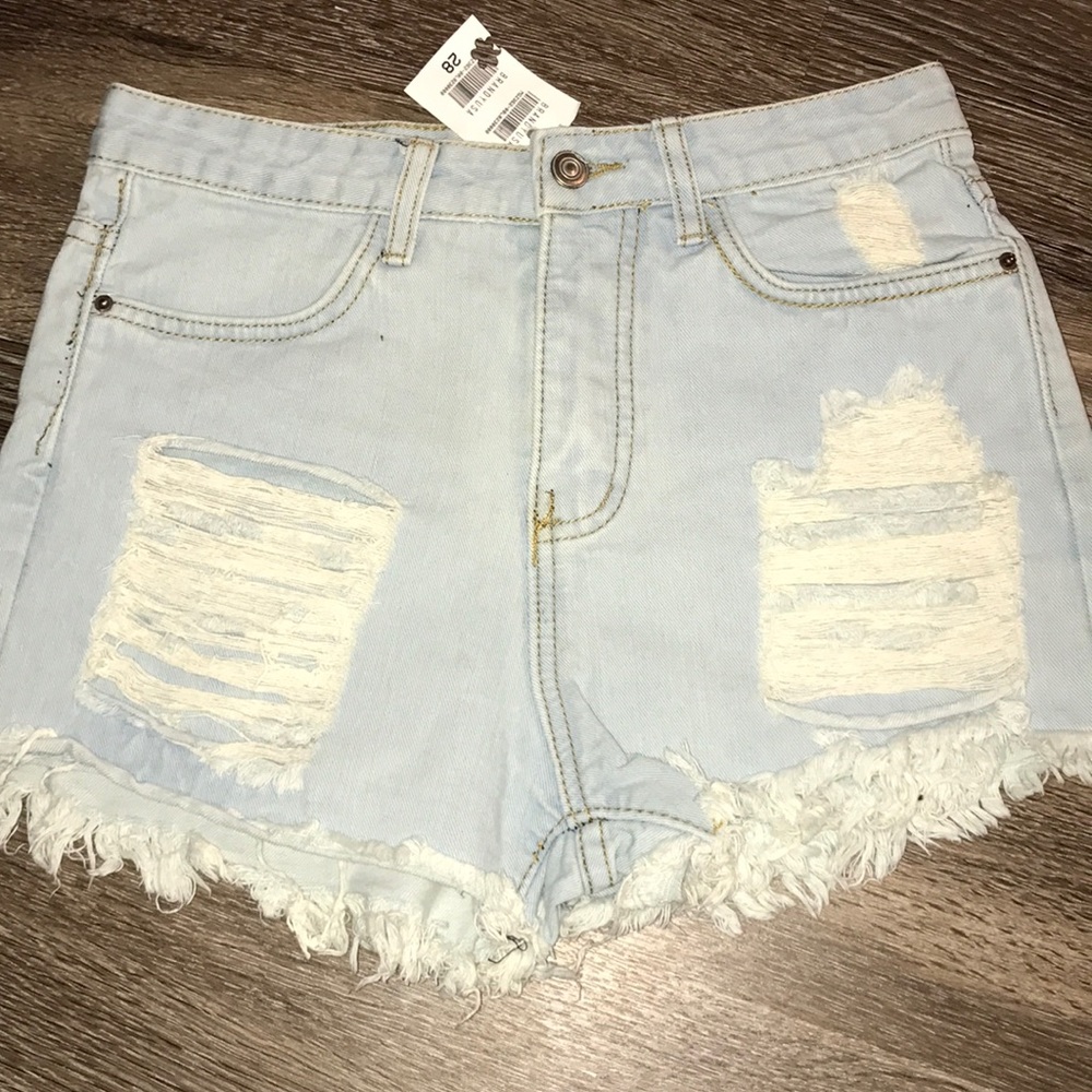 Brandy melville denim shorts